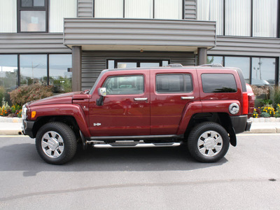 hummer h3 2007 dk  red suv h3x gasoline 5 cylinders 4 wheel drive automatic 07735