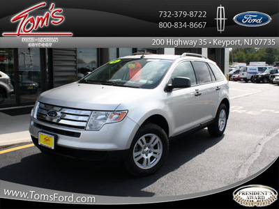 ford edge 2010 silver suv se gasoline 6 cylinders front wheel drive automatic 07735