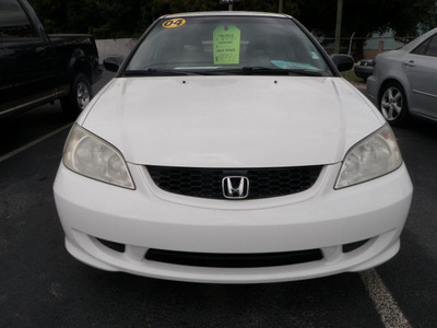 honda civic 2004 white coupe lx gasoline 4 cylinders front wheel drive automatic 32401