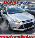 ford focus 2012 silver sedan s gasoline 4 cylinders front wheel drive 5 speed manual 08753