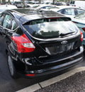 ford focus 2012 black hatchback sel gasoline 4 cylinders front wheel drive automatic with overdrive 08753