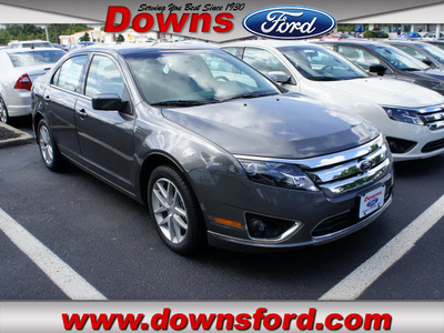 ford fusion 2012 gray sedan sel flex fuel 6 cylinders front wheel drive automatic with overdrive 08753