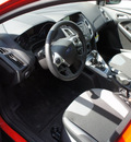 ford focus 2012 red hatchback se gasoline 4 cylinders front wheel drive 5 speed manual 08753