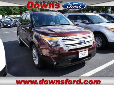 ford explorer 2012 brown suv xlt gasoline 6 cylinders 4 wheel drive automatic with overdrive 08753