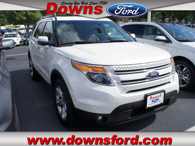 ford explorer 2012 white suv limited gasoline 6 cylinders 4 wheel drive automatic with overdrive 08753