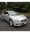 nissan maxima 2009 silver sedan 3 5 sv gasoline 6 cylinders front wheel drive cont  variable trans  07712