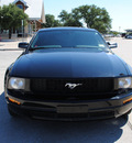 ford mustang 2009 black coupe gasoline 6 cylinders rear wheel drive 5 speed manual 76087