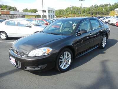 chevrolet impala 2009 dk  brown sedan ltz flex fuel 6 cylinders front wheel drive 4 speed automatic 55391