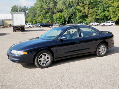 oldsmobile intrigue 2002 blue sedan gl gasoline 6 cylinders front wheel drive automatic 55318