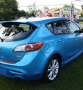 mazda mazda3 2010 blue hatchback s sport gasoline 4 cylinders front wheel drive automatic 07702