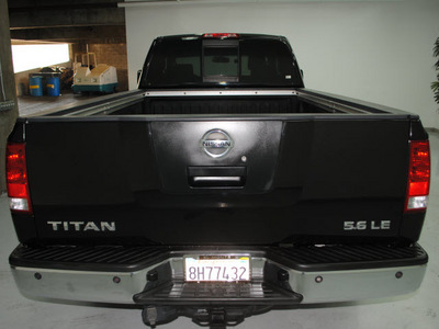 nissan titan 2008 black gasoline 8 cylinders 2 wheel drive automatic 91731