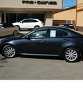 lexus is 250 2009 gray sedan gasoline 6 cylinders rear wheel drive not specified 94901