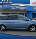 honda odyssey 2010 blue van exl gasoline 6 cylinders front wheel drive automatic 46219
