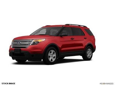 ford explorer 2012 red suv gasoline 6 cylinders 2 wheel drive shiftable automatic 46168