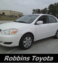 toyota corolla 2007 white sedan le gasoline 4 cylinders front wheel drive automatic 75503