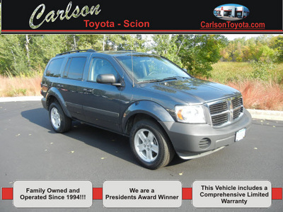 dodge durango 2008 dk  gray suv sxt 4wd gasoline 8 cylinders 4 wheel drive automatic 55448