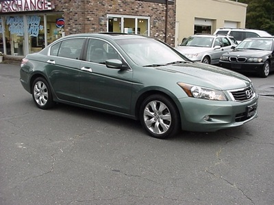 honda accord 2008 dk  green sedan ex l v6 gasoline 6 cylinders front wheel drive automatic 06019