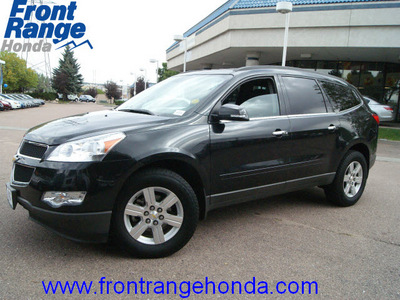 chevrolet traverse 2010 black granite suv lt gasoline 6 cylinders all whee drive automatic 80910
