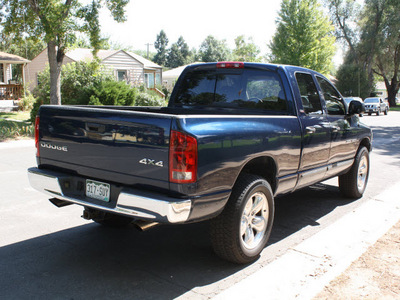 dodge ram pickup 1500 2002 blue slt gasoline 8 cylinders 4 wheel drive automatic with overdrive 80110