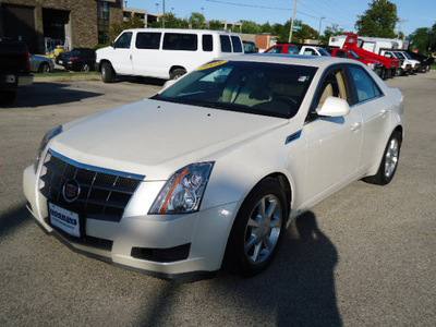 cadillac cts 2008 white sedan 3 6l v6 gasoline 6 cylinders rear wheel drive automatic 60007