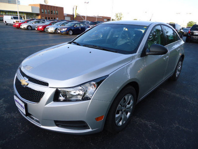 chevrolet cruze 2012 silver sedan ls gasoline 4 cylinders front wheel drive automatic 60007