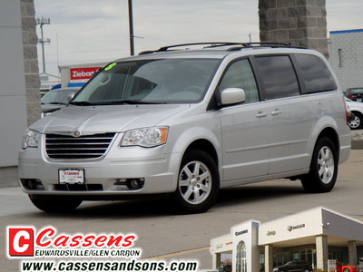 chrysler town country 2008 silver van touring gasoline 6 cylinders front wheel drive automatic 62034