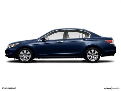 honda accord 2008 dk  blue sedan ex l v6 gasoline 6 cylinders front wheel drive 5 speed automatic 47129