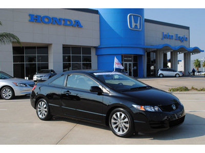 honda civic 2010 black coupe ex l gasoline 4 cylinders front wheel drive automatic 77065