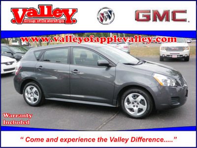 pontiac vibe 2009 gray wagon 1 8l gasoline 4 cylinders front wheel drive automatic 55124