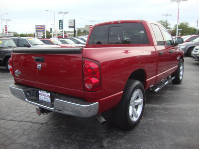 dodge ram 1500 2008 red pickup truck big horn ed  gasoline 8 cylinders rear wheel drive automatic 60443