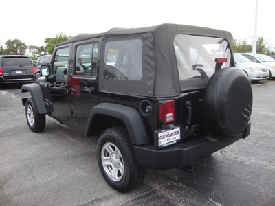 jeep wrangler unlimited 2010 black suv sport gasoline 6 cylinders 4 wheel drive automatic 60443