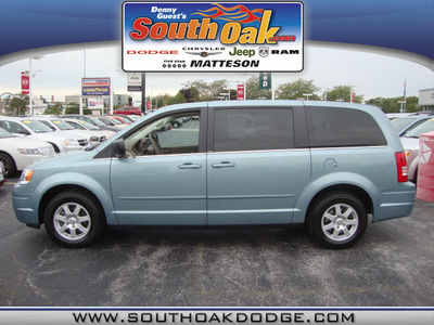 chrysler town country 2010 lt  blue van lx gasoline 6 cylinders front wheel drive automatic 60443