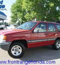 jeep grand wagoneer 1993 red suv gasoline 6 cylinders 4 wheel drive automatic 80910