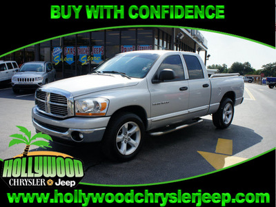 dodge ram pickup 1500 2006 silver pickup truck slt gasoline 8 cylinders rear wheel drive automatic 33021