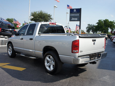 dodge ram pickup 1500 2006 silver pickup truck slt gasoline 8 cylinders rear wheel drive automatic 33021