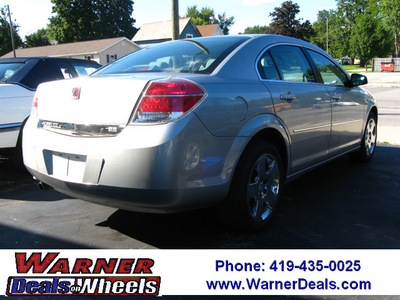 saturn aura 2008 silver sedan xe gasoline 6 cylinders front wheel drive automatic 45840