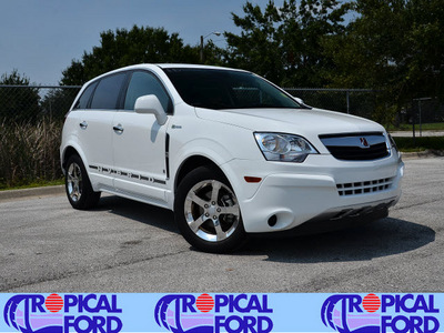 saturn vue 2009 white suv hybrid hybrid 4 cylinders front wheel drive automatic 32837