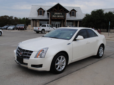 cadillac cts 2008 white sedan gasoline 6 cylinders rear wheel drive automatic 76087