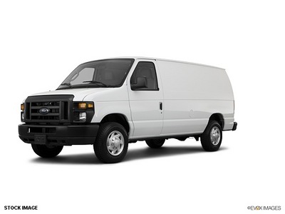 ford econoline cargo 2011 white van e 150 flex fuel 8 cylinders rear wheel drive 4 speed automatic 77388