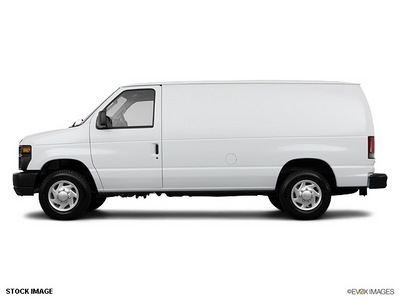 ford econoline cargo 2011 white van e 150 flex fuel 8 cylinders rear wheel drive 4 speed automatic 77388