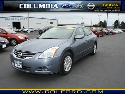 nissan altima 2010 gray sedan 2 5 s gasoline 4 cylinders front wheel drive automatic 98632