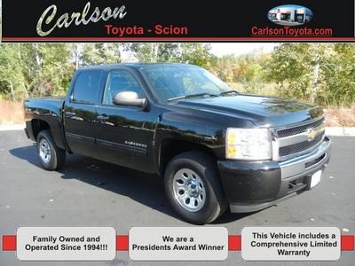 chevrolet silverado 1500 2010 black pickup truck 4x4 crew cab flex fuel 8 cylinders 4 wheel drive automatic with overdrive 55448