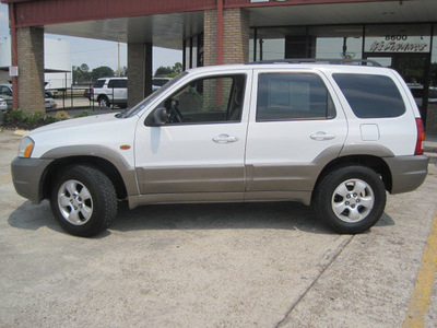 mazda tribute 2004 white suv lx v6 gasoline 6 cylinders front wheel drive automatic 77037