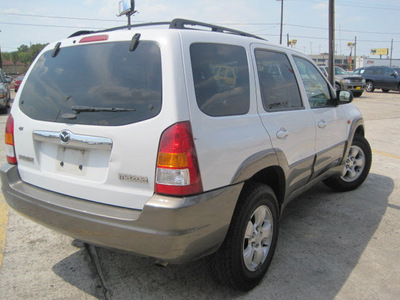 mazda tribute 2004 white suv lx v6 gasoline 6 cylinders front wheel drive automatic 77037