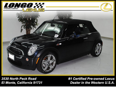 mini cooper 2006 black s gasoline 4 cylinders front wheel drive automatic 91731