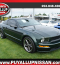 ford mustang 2009 dk  green coupe gt bullitt gasoline 8 cylinders rear wheel drive 5 speed manual 98371