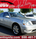 lexus ls 430 2003 silver sedan gasoline 8 cylinders rear wheel drive automatic 91761