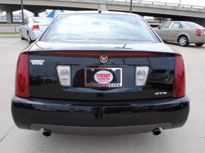 cadillac sts 2007 black sedan v6 gasoline 6 cylinders automatic 75228