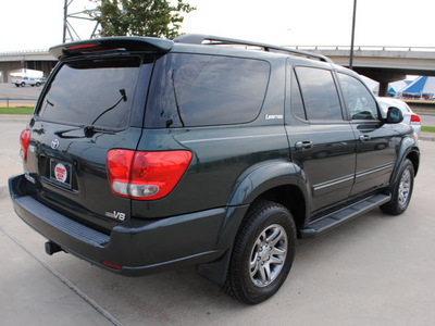 toyota sequoia 2007 dk  green suv limited w navigation gasoline 8 cylinders rear wheel drive automatic 75228