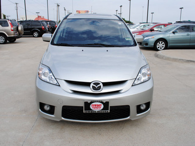 mazda mazda5 2007 silver van touring gasoline 4 cylinders front wheel drive automatic 75228